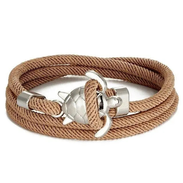 Bracciale Artigianale con Tartaruga di Mare
