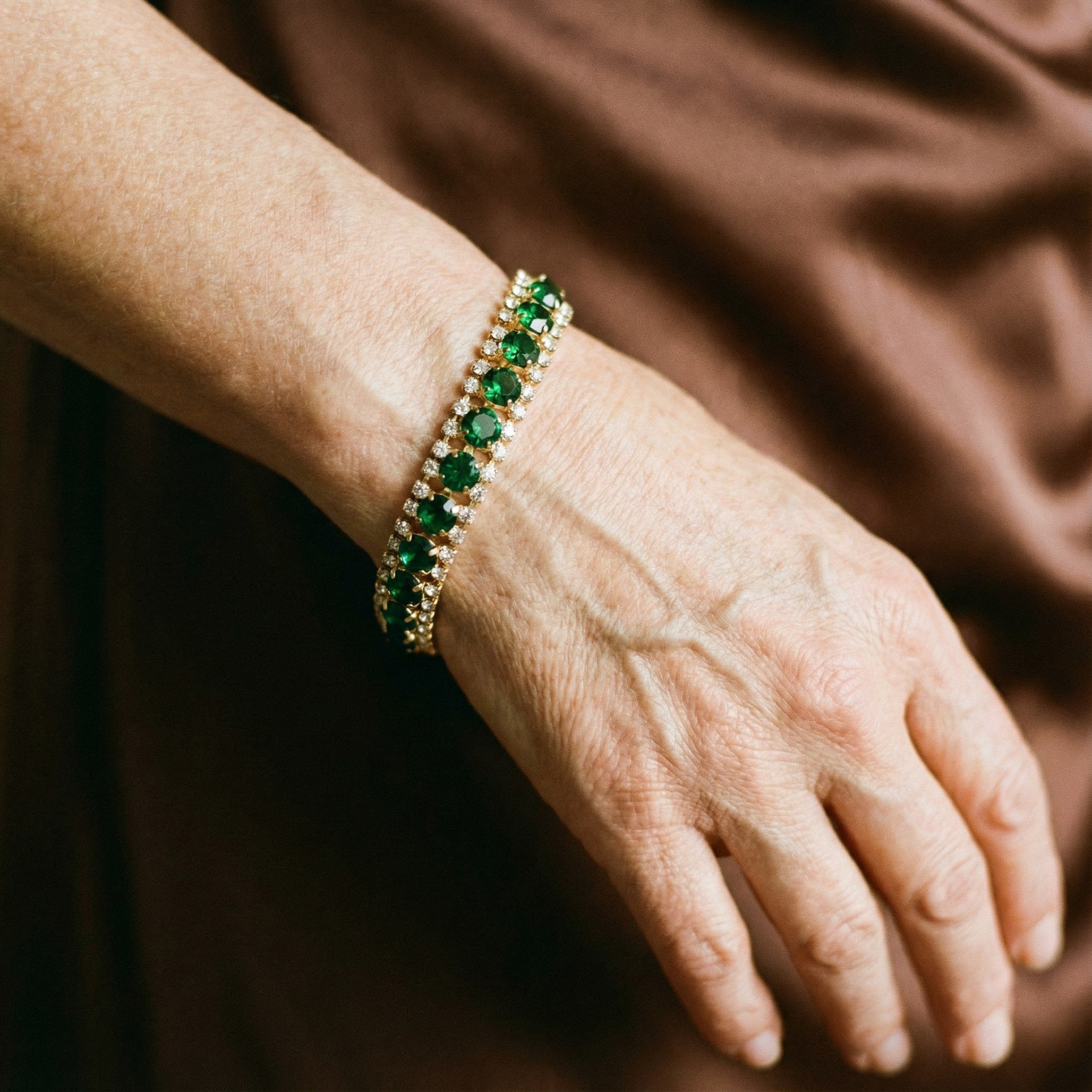 Bracciale Oro e Verde