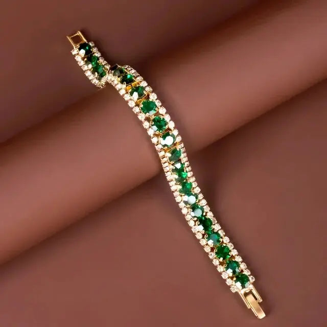 Bracciale Oro e Verde