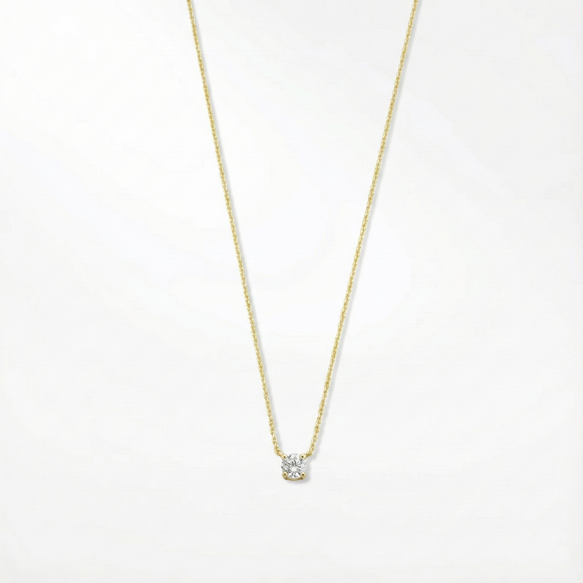 Collana Klára con pietra di moissanite