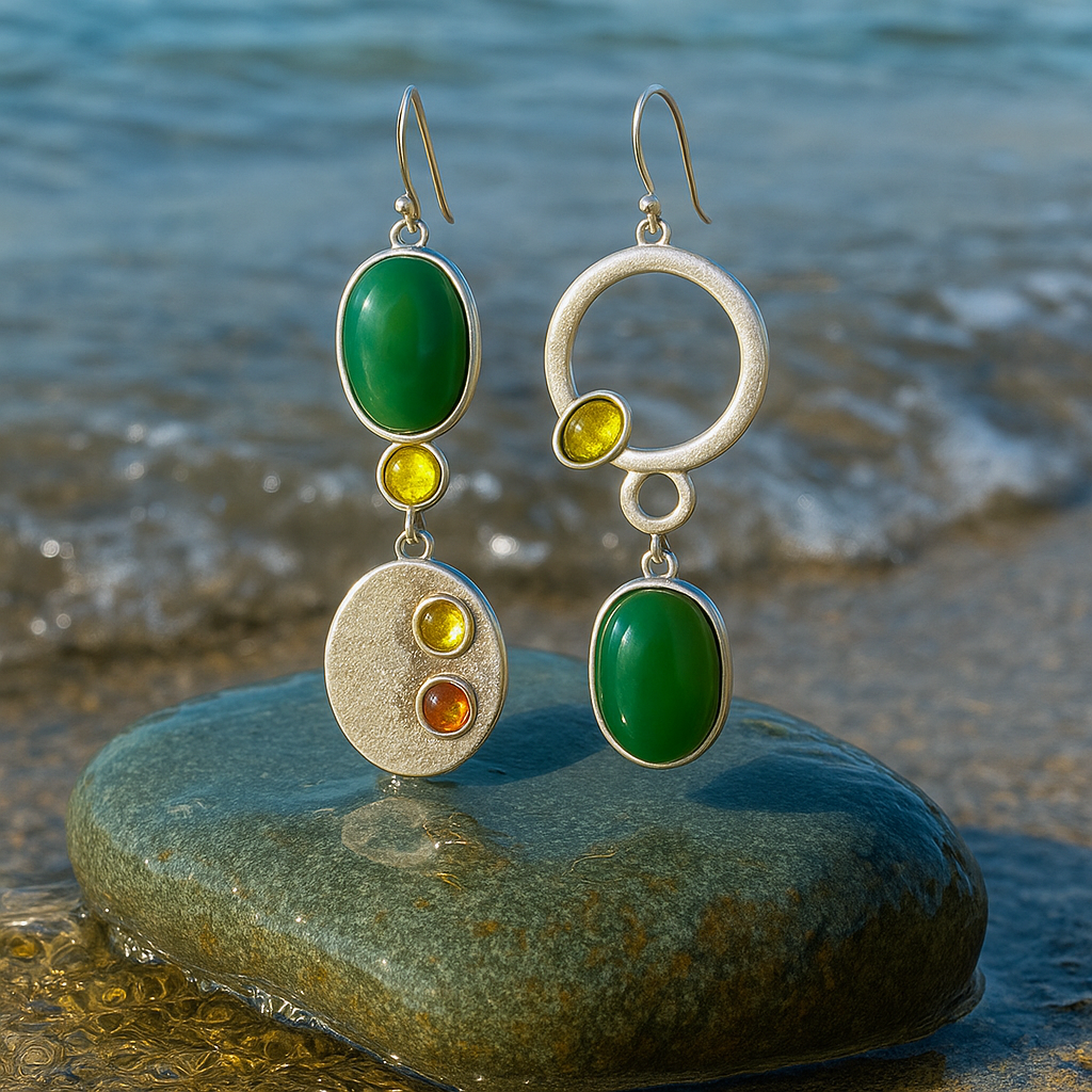 Orecchini Drop Sabrina in Argento