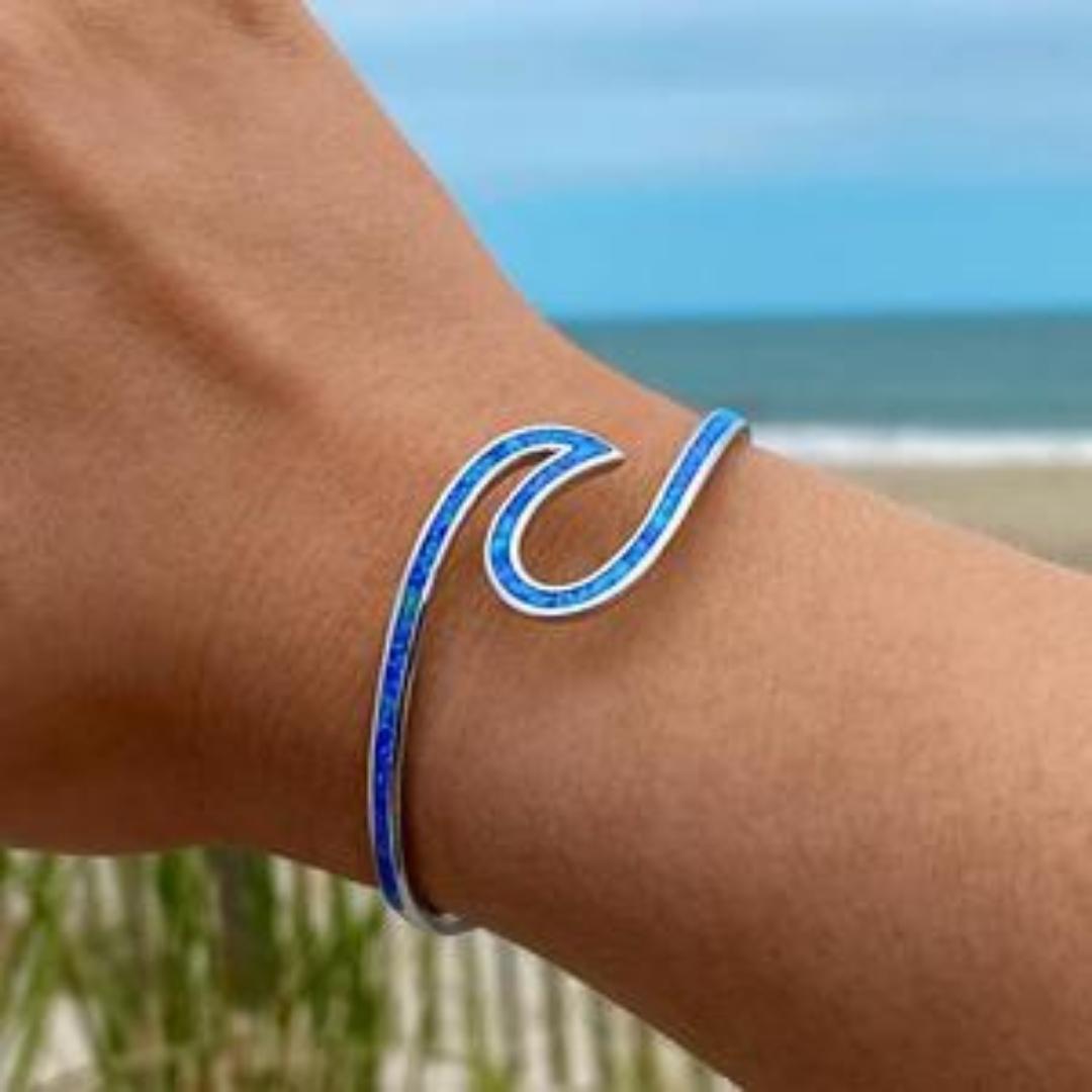 Bracciale in argento "Opale di Mare"