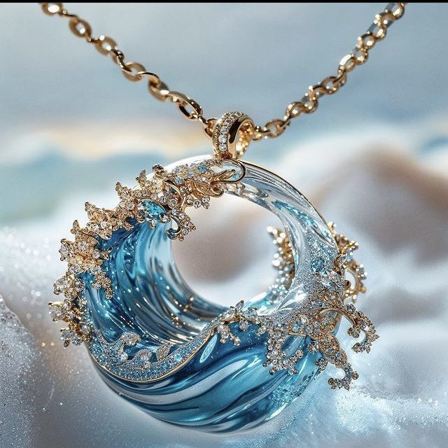 Collana Esotica “Giuramento dell'Oceano”