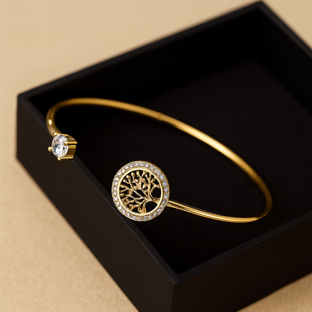 Sara - Bracciale Regolabile dell'Albero della Vita