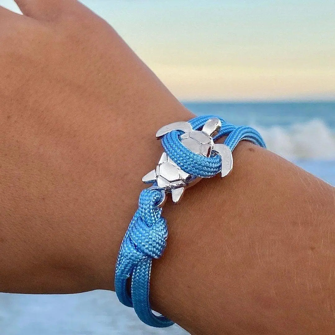 Bracciale Artigianale con Tartaruga di Mare