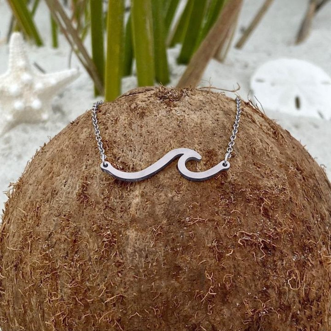 Collana Argento Onda del Mare