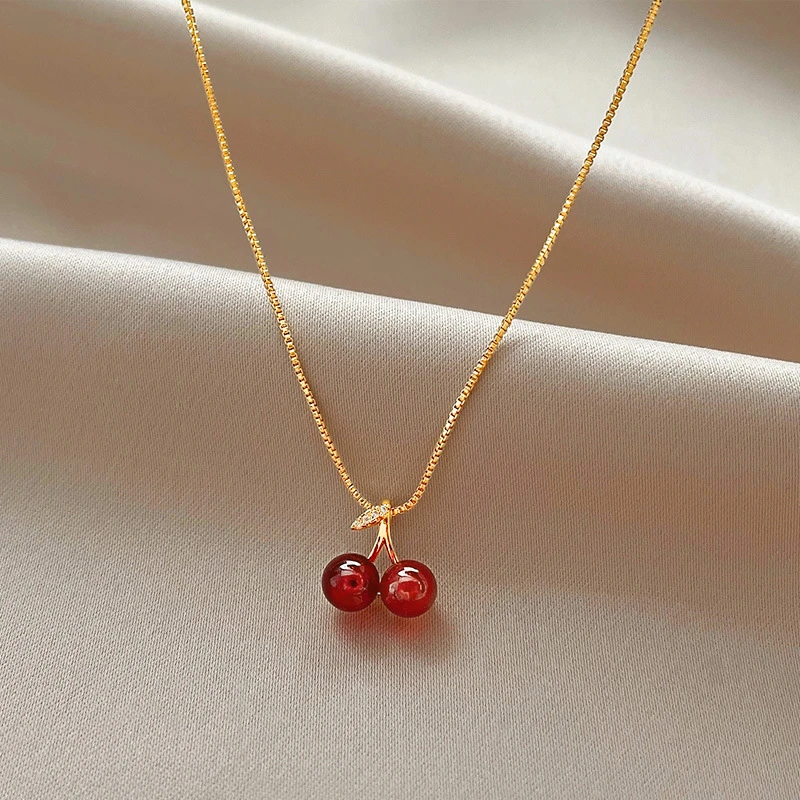 Collana Ciliegie in Oro