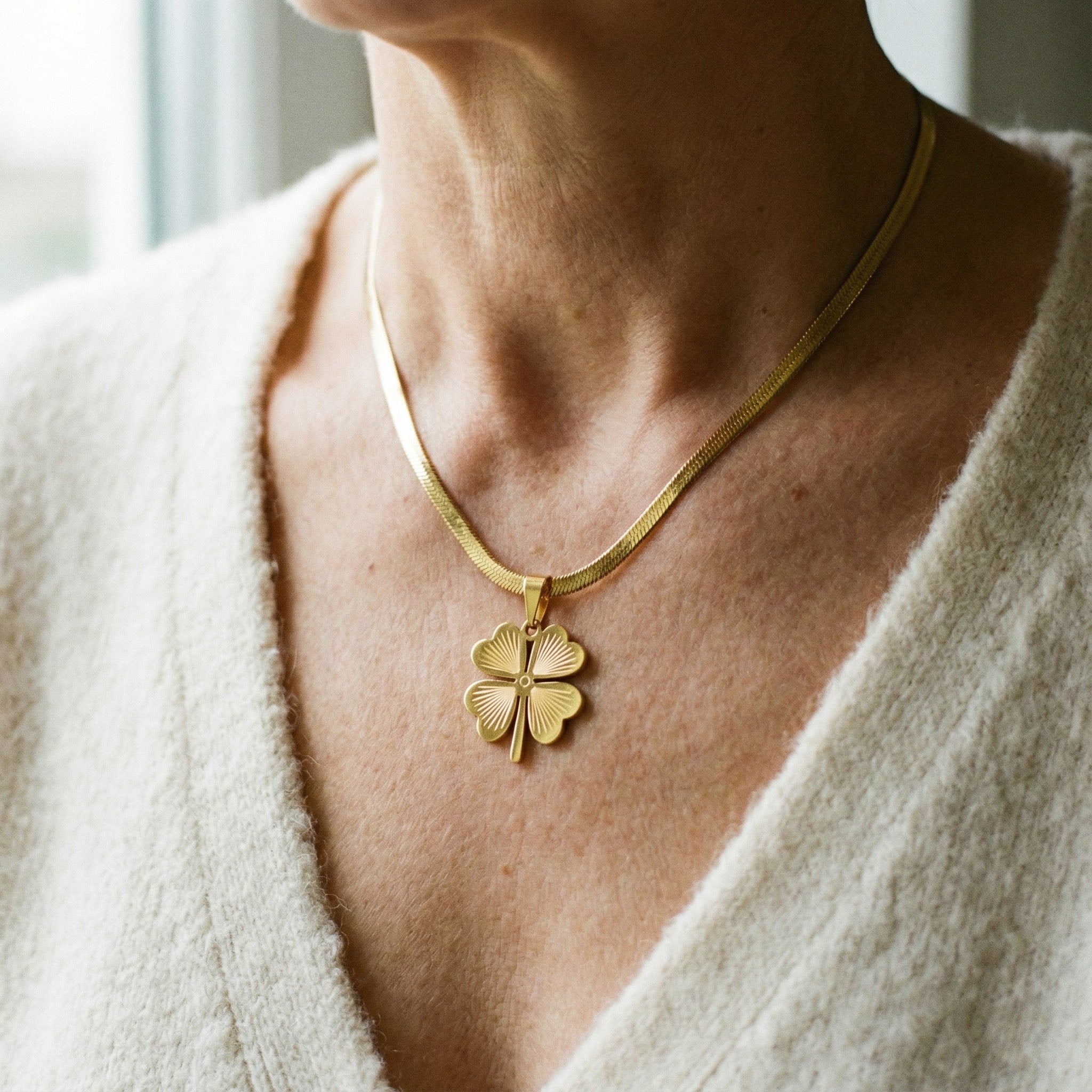 Collana Oro Trifoglio