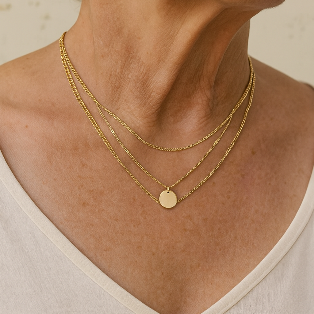 Collana con Oro e Argento