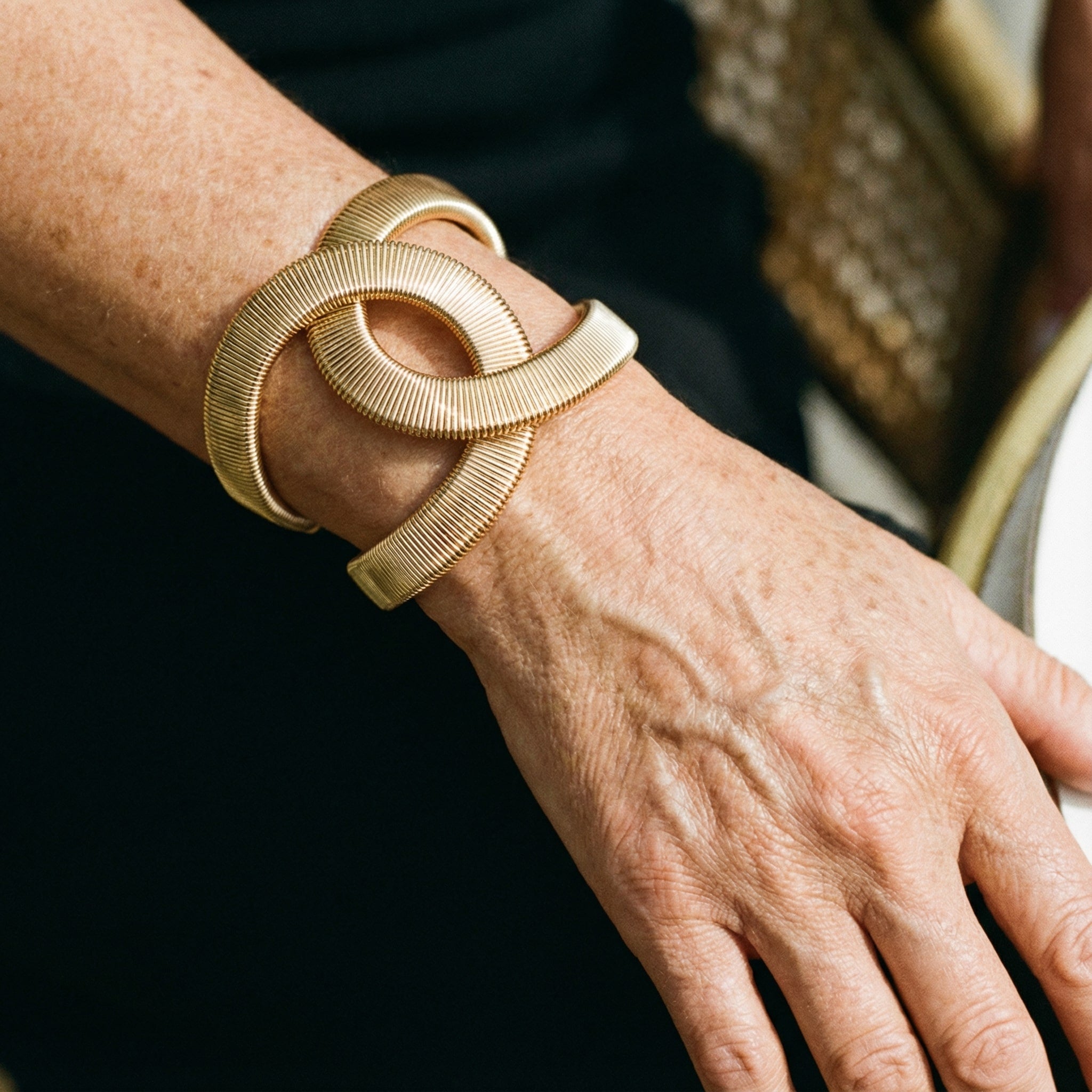 Bracciale doppio oro elegante