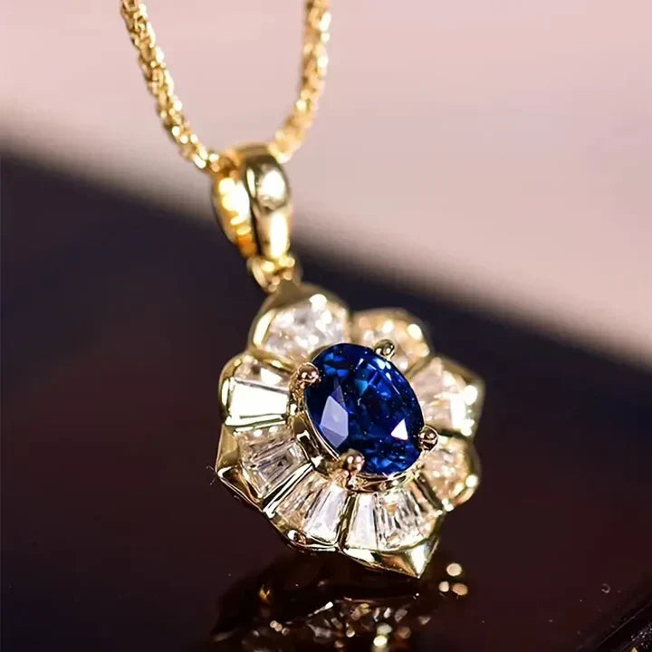 Collana Oro Blu