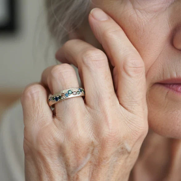 Anello d'argento retrò