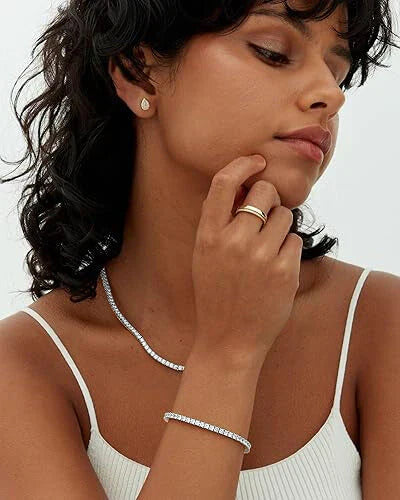 Bracciali tennis in moissanite