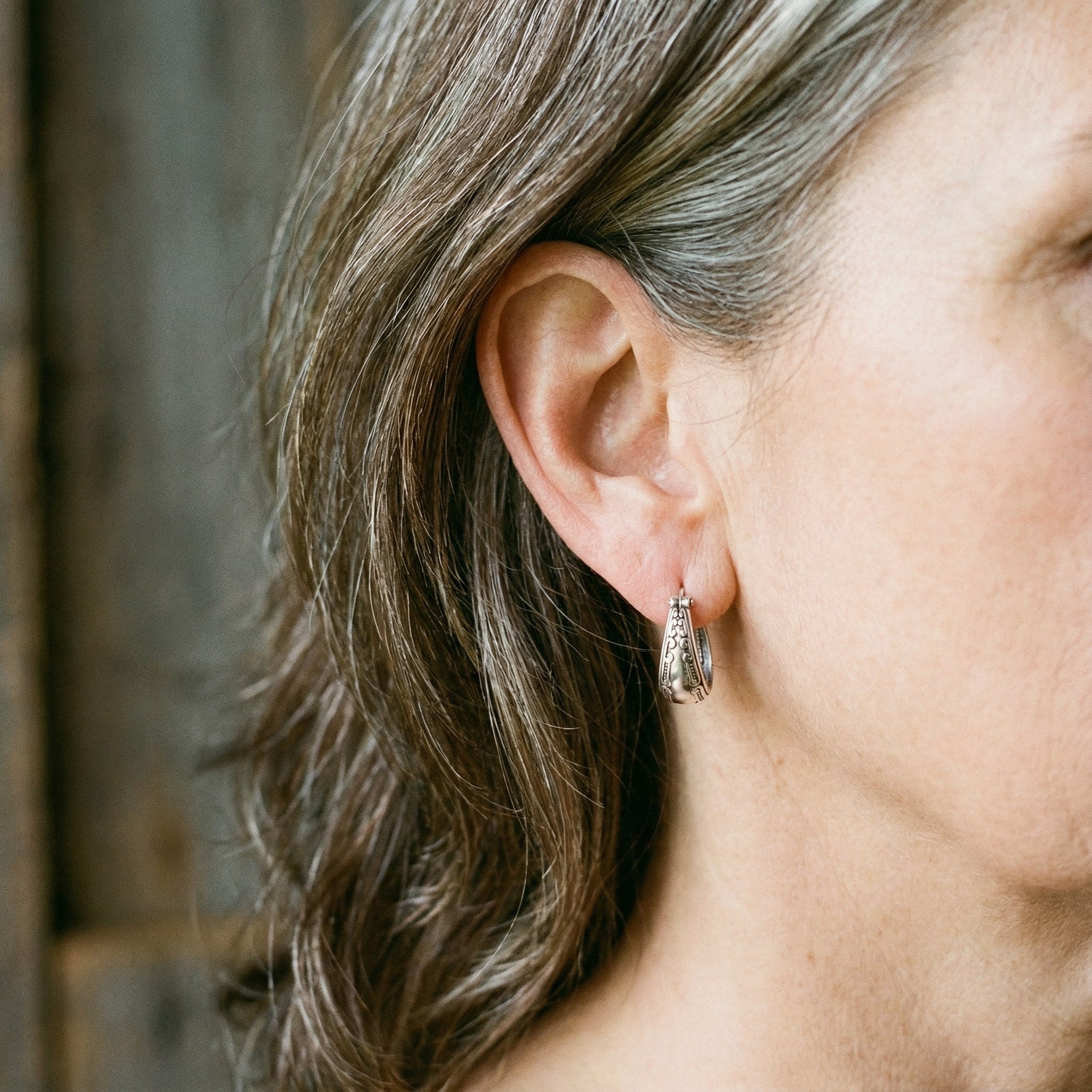 Orecchini Mandala Vintage in Argento