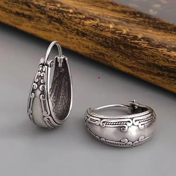 Orecchini Mandala Vintage in Argento