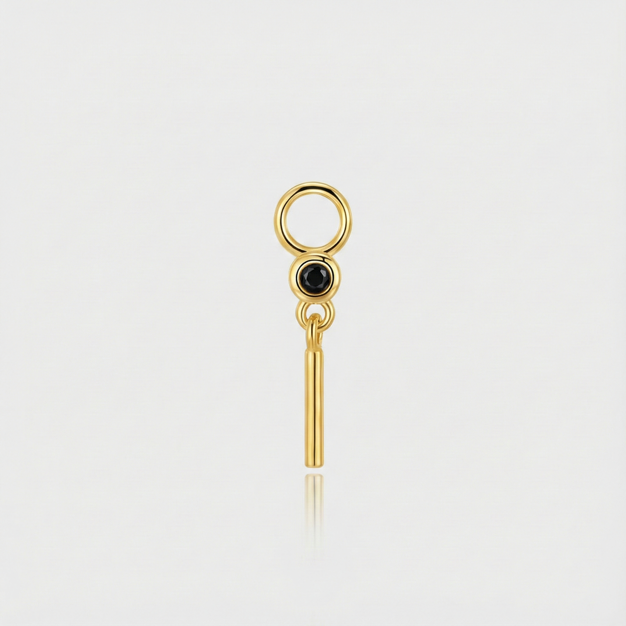 Theresia – Orecchini dorati con curva morbida