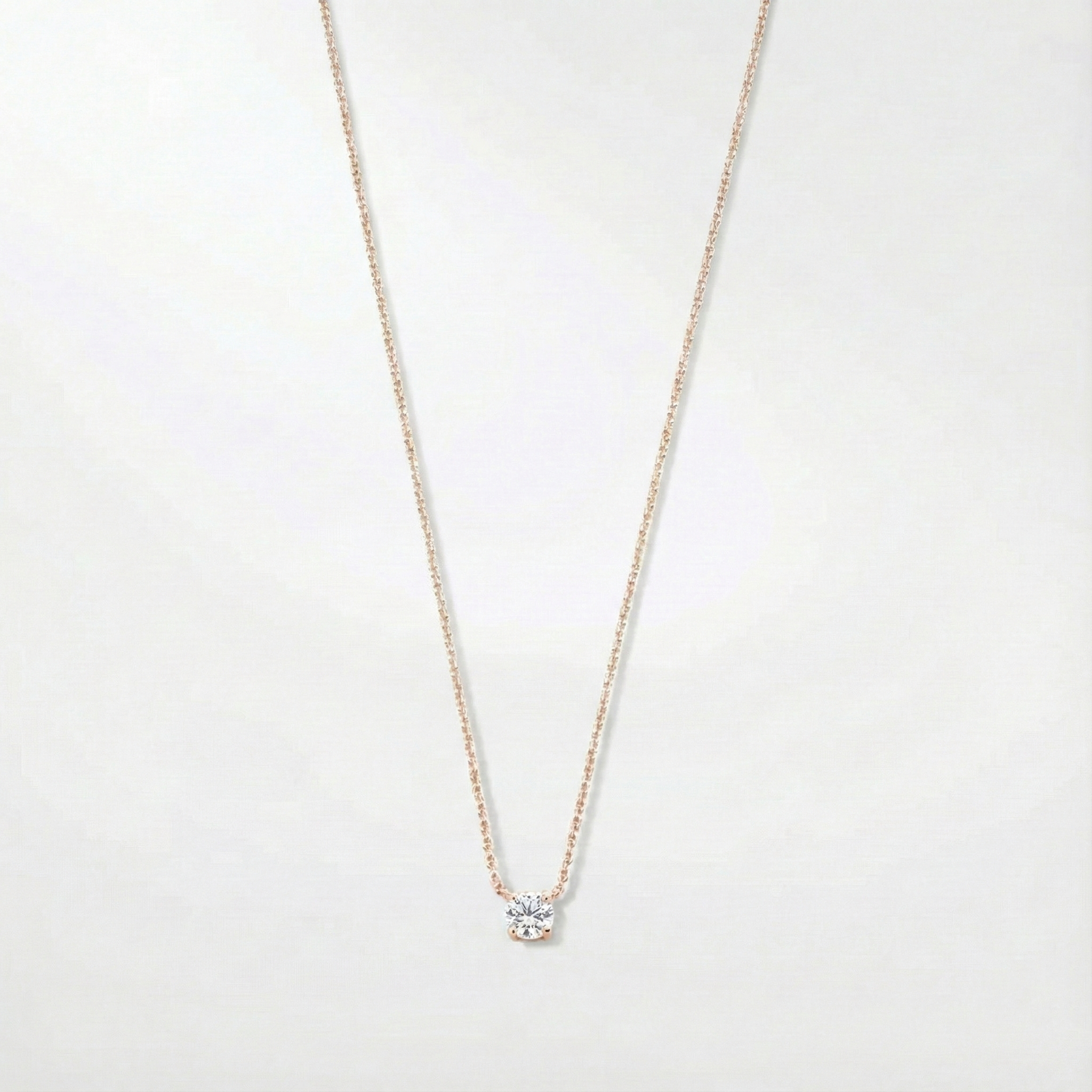 Collana Klára con pietra di moissanite